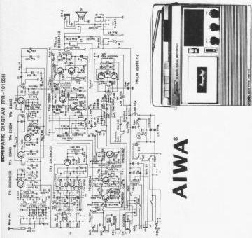 Aiwa TPR 101SSH schematic circuit diagram